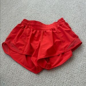 lululemon athletica Red Athletic Shorts